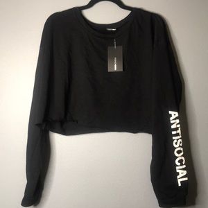Antisocial crop top